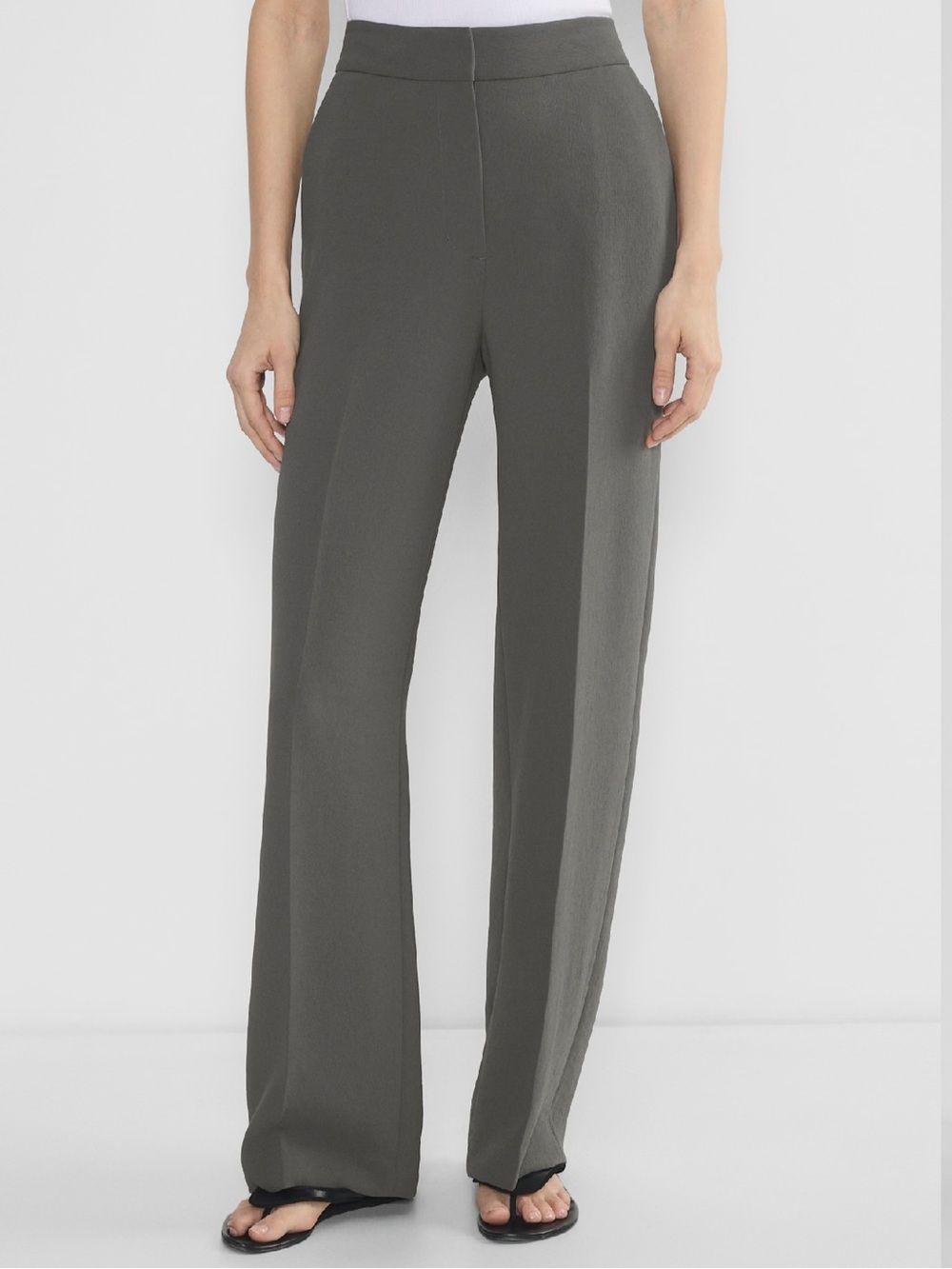 Aritzia Limitless Pant High-Rise Wide-Leg Japanese Crepe Trousers